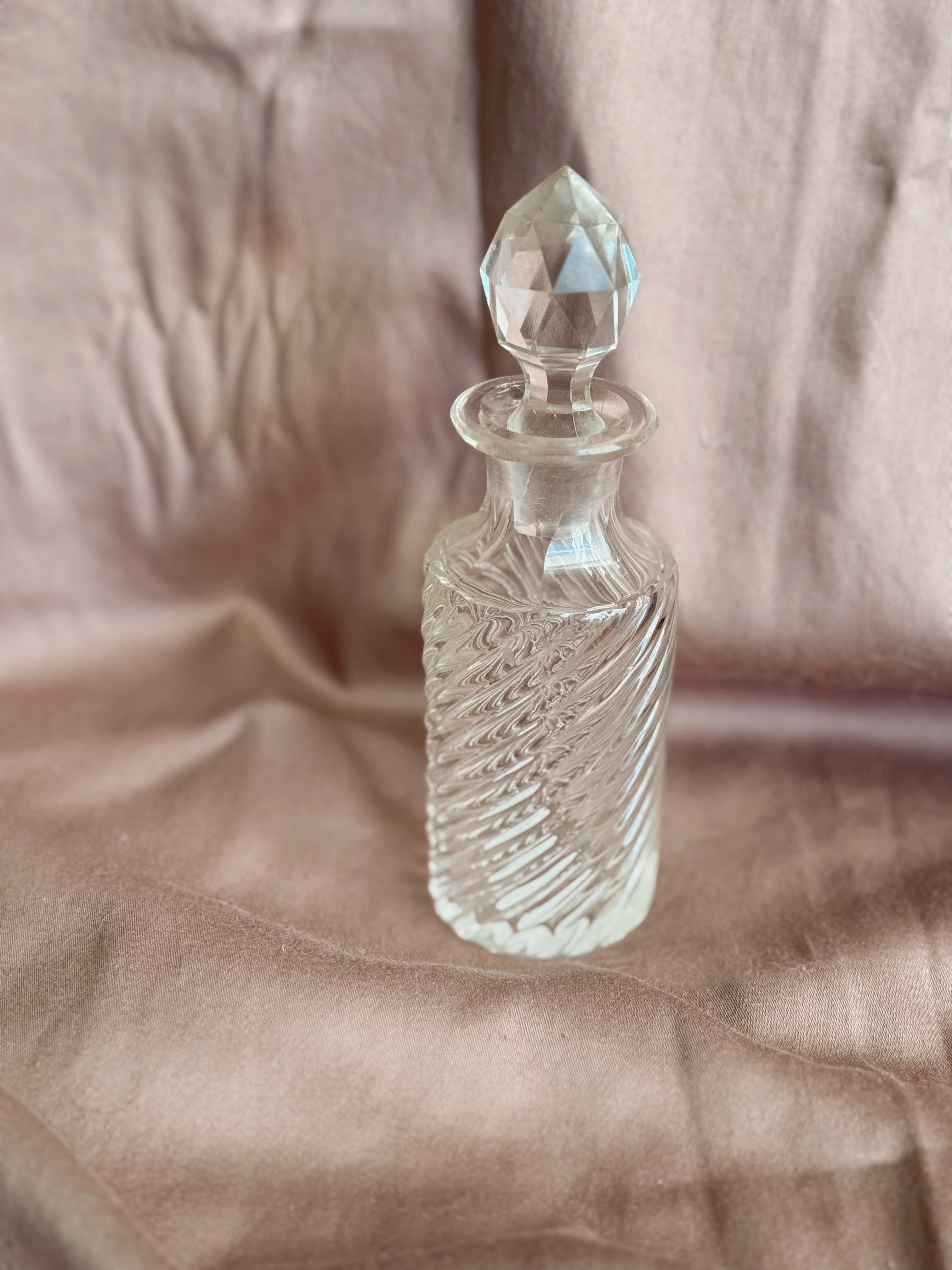 Vintage Glass Decanter Bottle