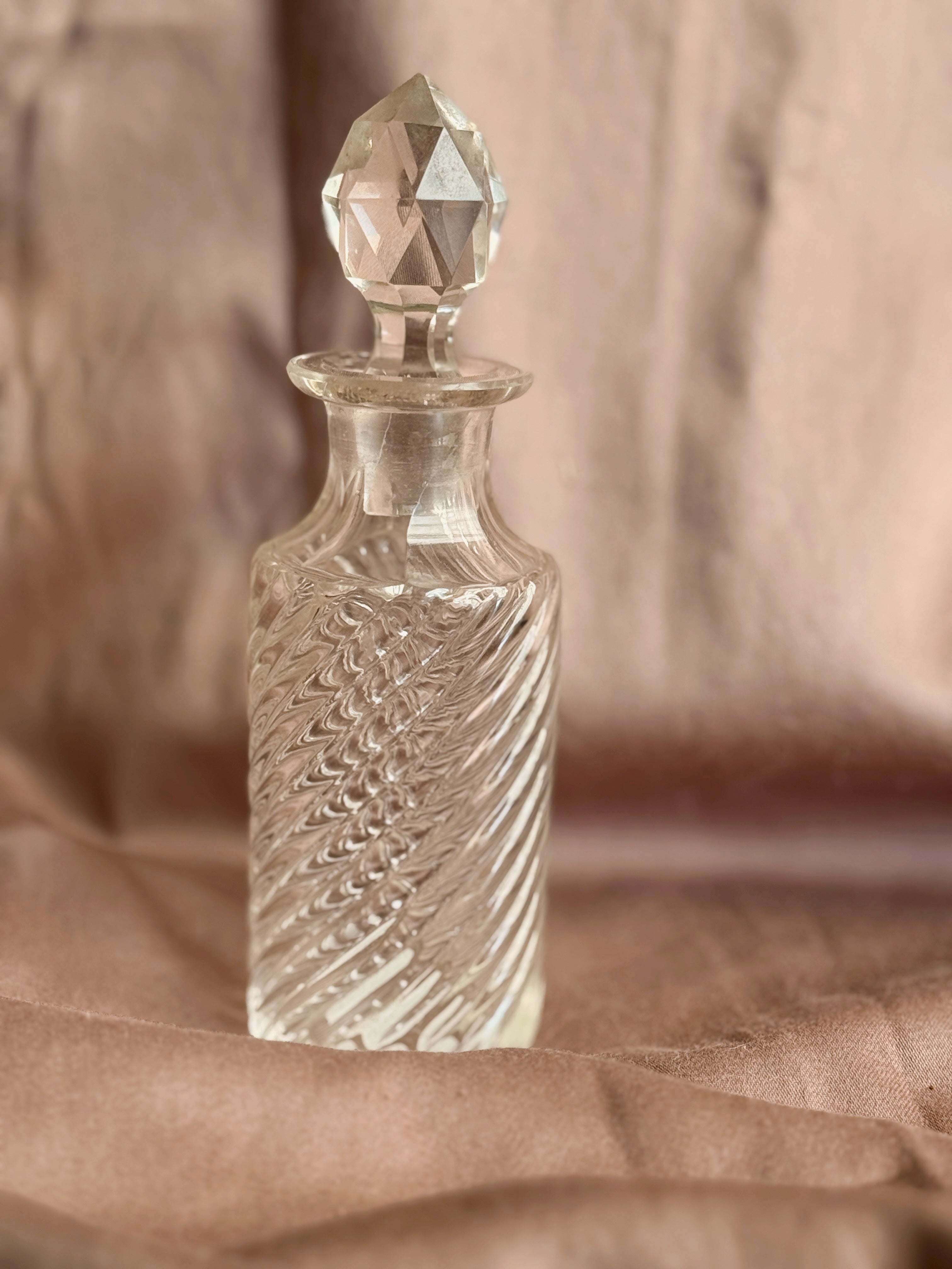 Vintage Glass Decanter Bottle