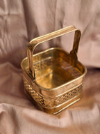 Vintage Brass Basket