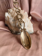 Vintage Medium Brass Love Spoon