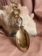 Vintage Medium Brass Love Spoon