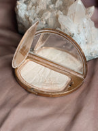 Vintage Half Moon Powder Compact