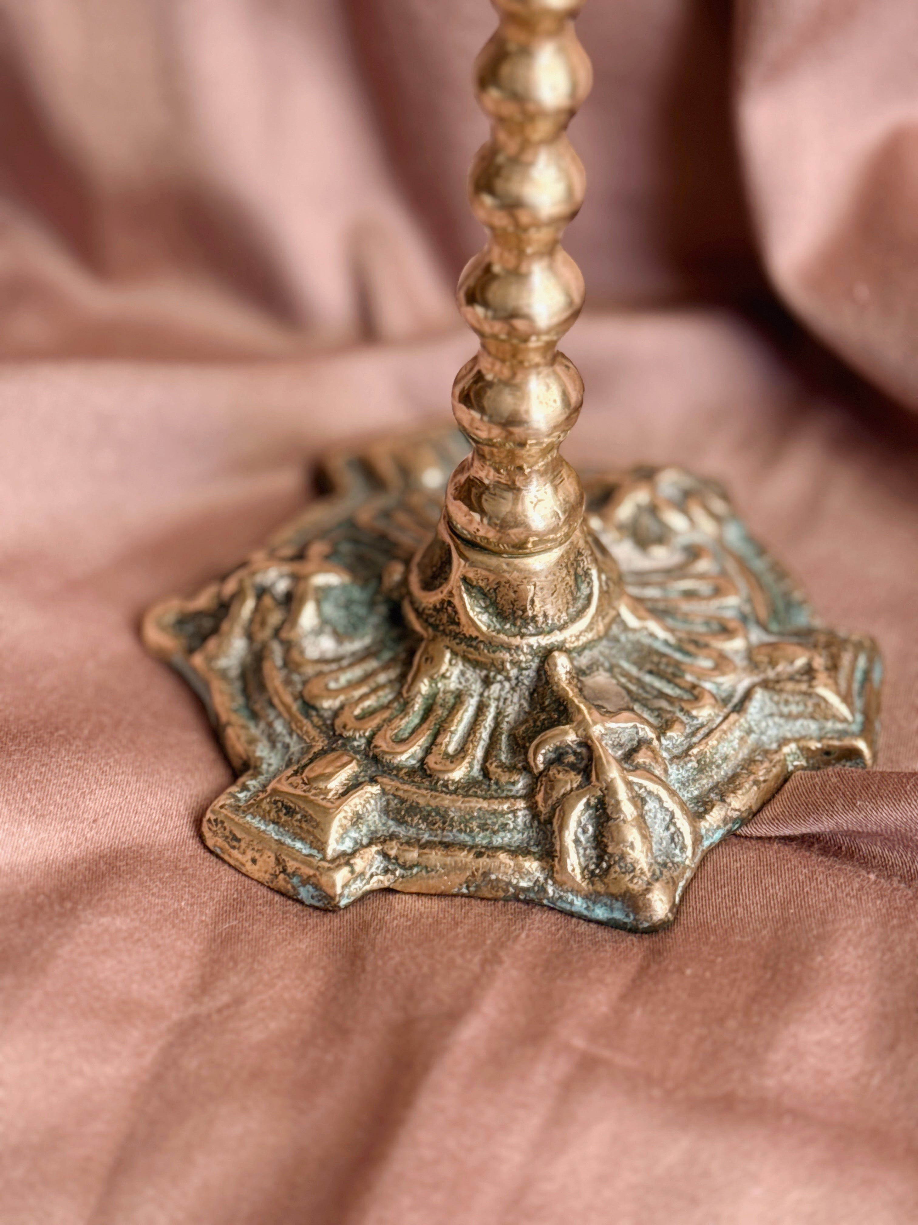 Vintage Brass Candlestick Holder