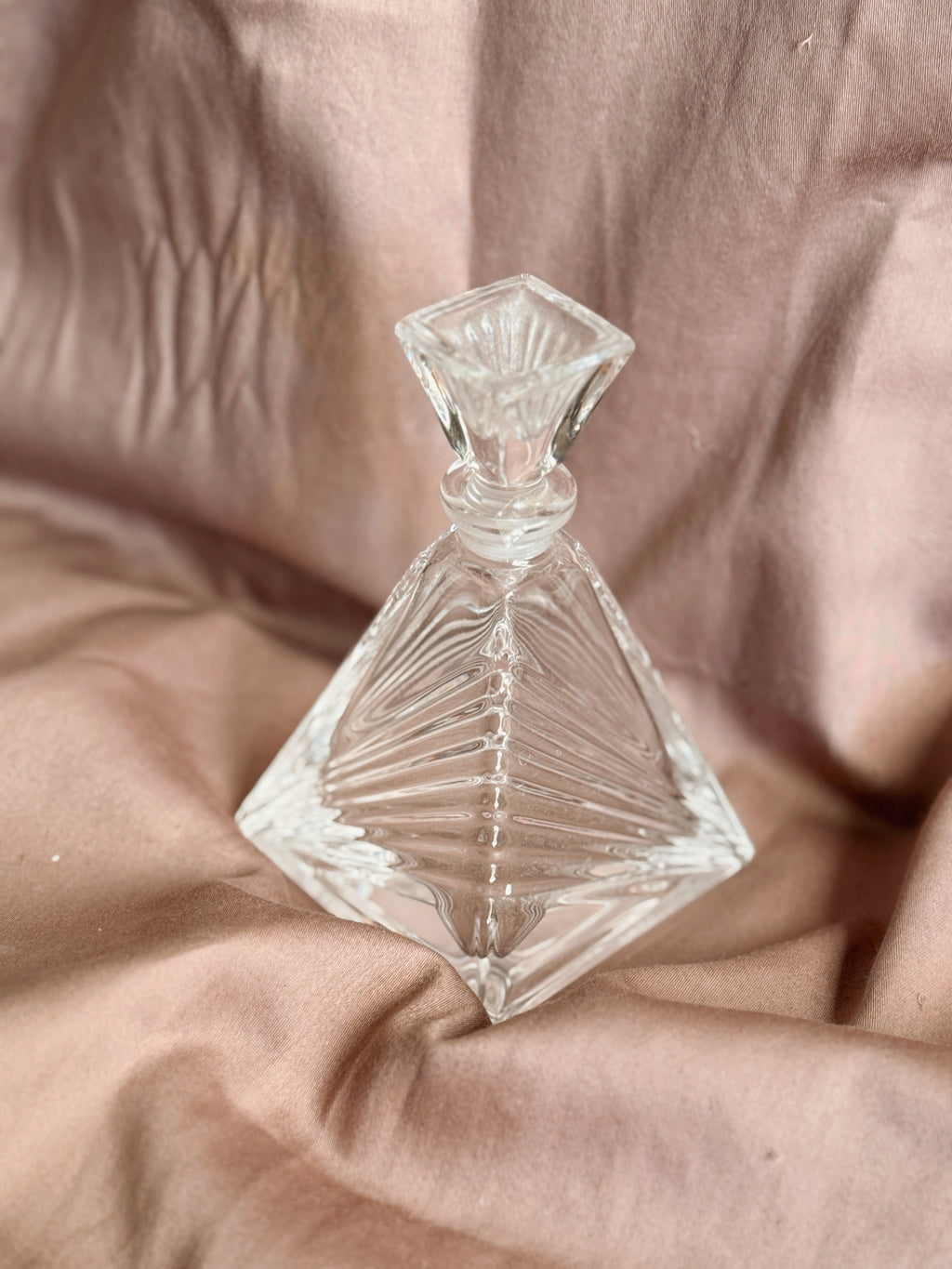 Vintage Glass Decanter Bottle