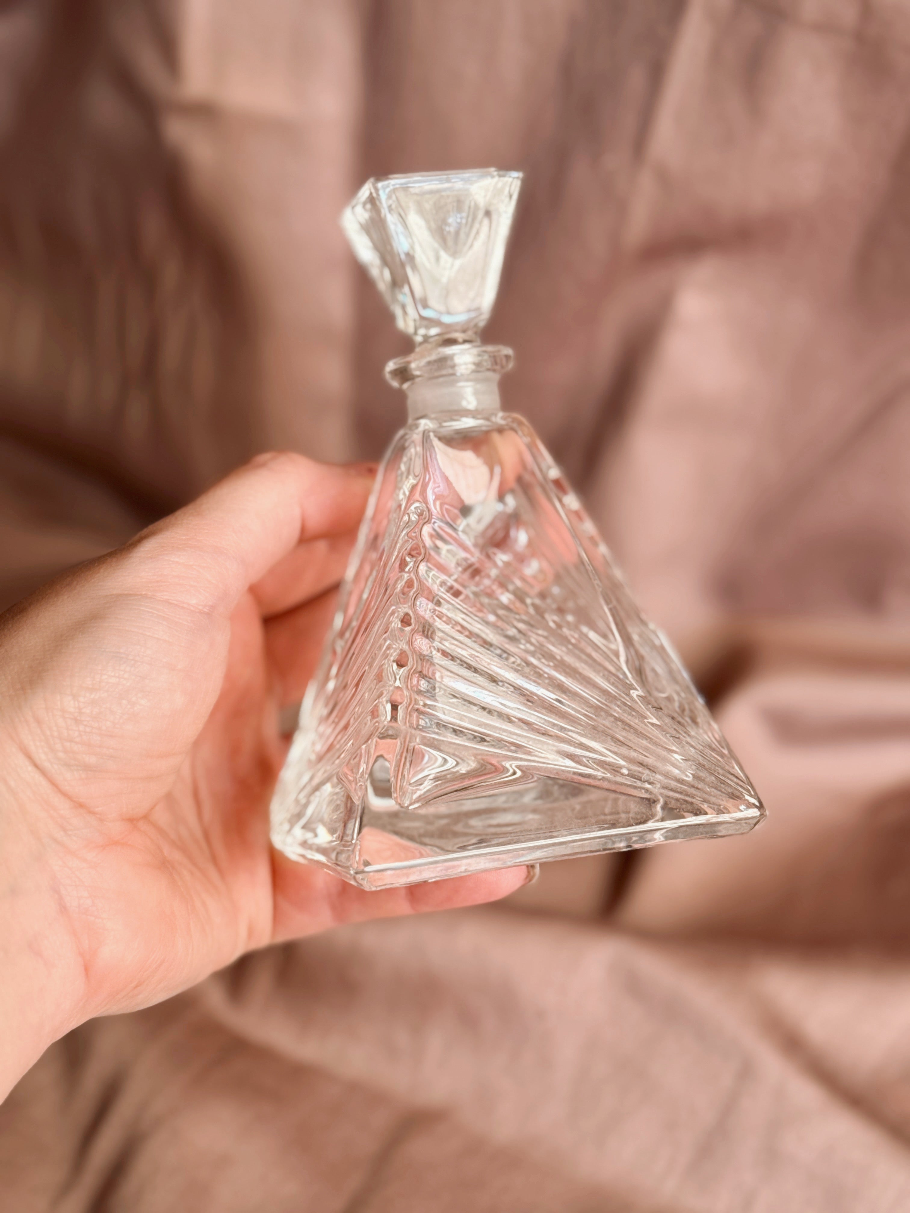 Vintage Glass Decanter Bottle