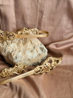 Vintage Brass Pair of Curtain Hold Backs