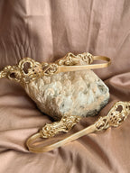 Vintage Brass Pair of Curtain Hold Backs
