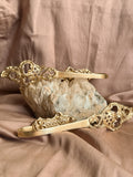 Vintage Brass Pair of Curtain Hold Backs