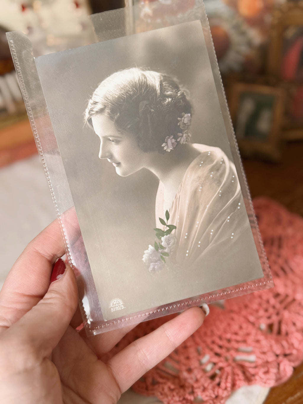 Victorian Lady Postcard