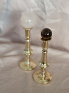 Vintage Pair of Brass Candlestick Holders
