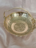 Vintage Brass Trinket Basket