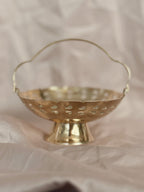 Vintage Brass Trinket Basket