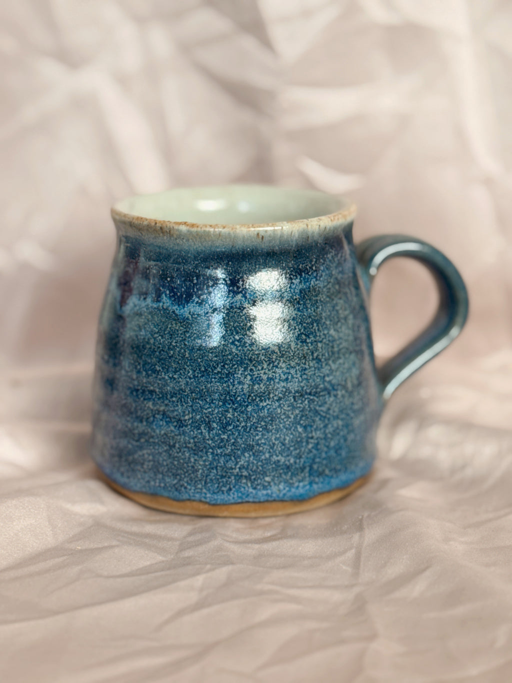Vintage Stoneware Sun Face Mug