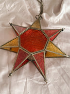 Vintage Glass Star Lantern (UK ONLY)