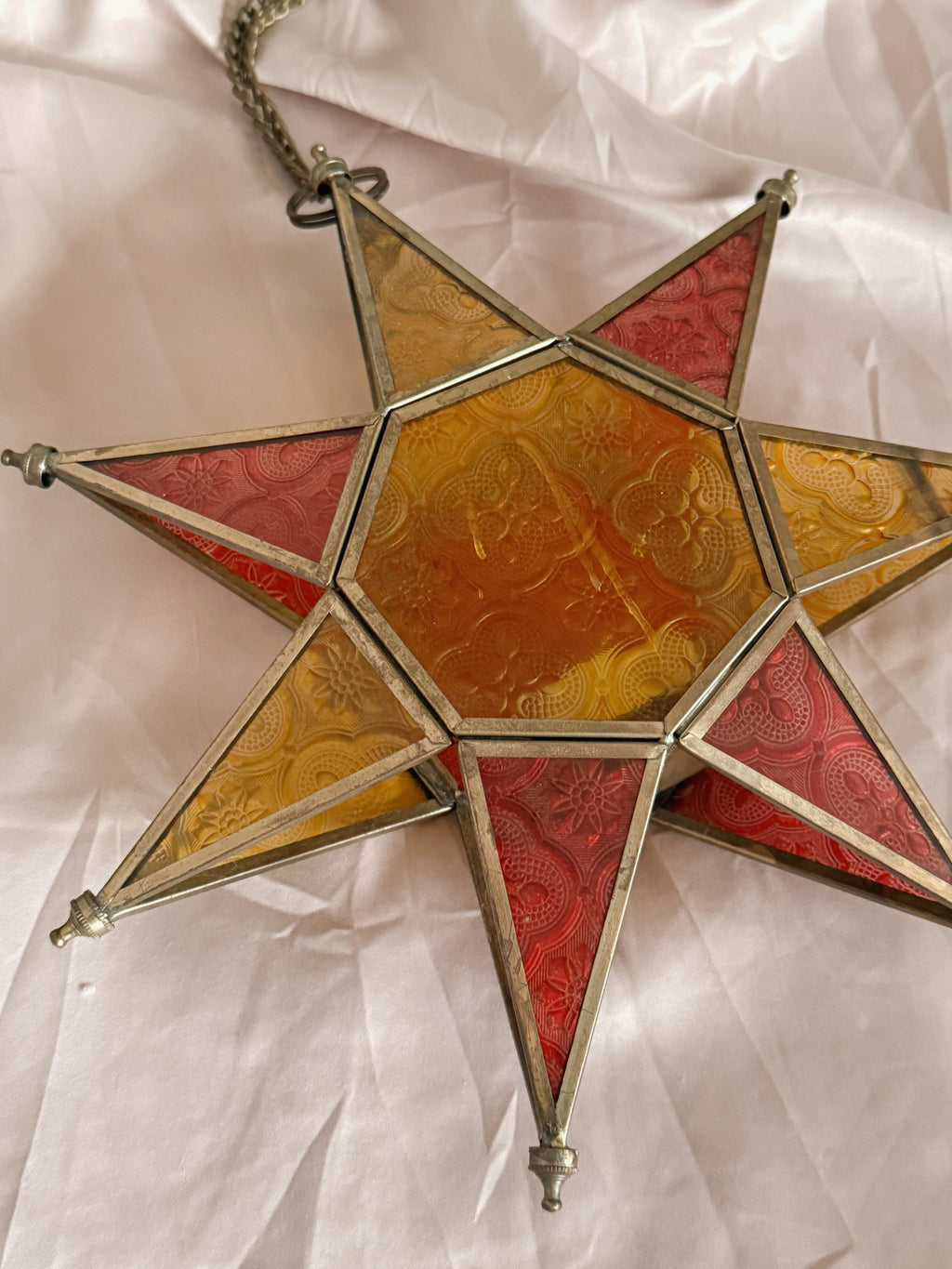 Vintage Glass Star Lantern (UK ONLY)