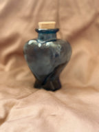 Vintage Blue Heart Jar