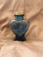 Vintage Blue Heart Jar