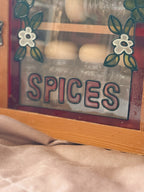 Vintage 1970s Spices Cabinet (UK ONLY)