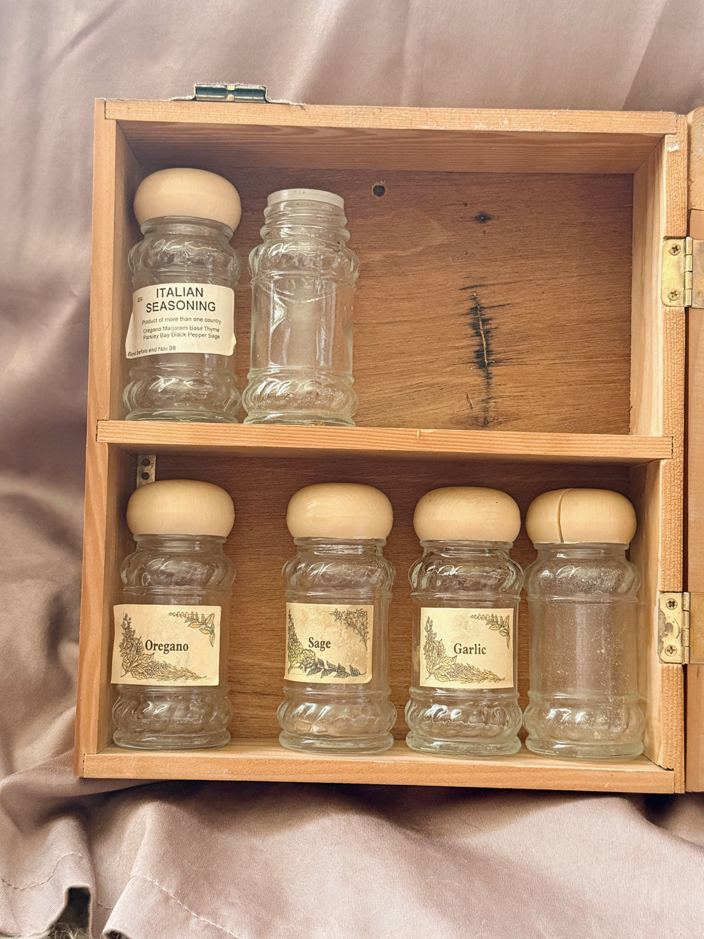 Vintage 1970s Spices Cabinet (UK ONLY)
