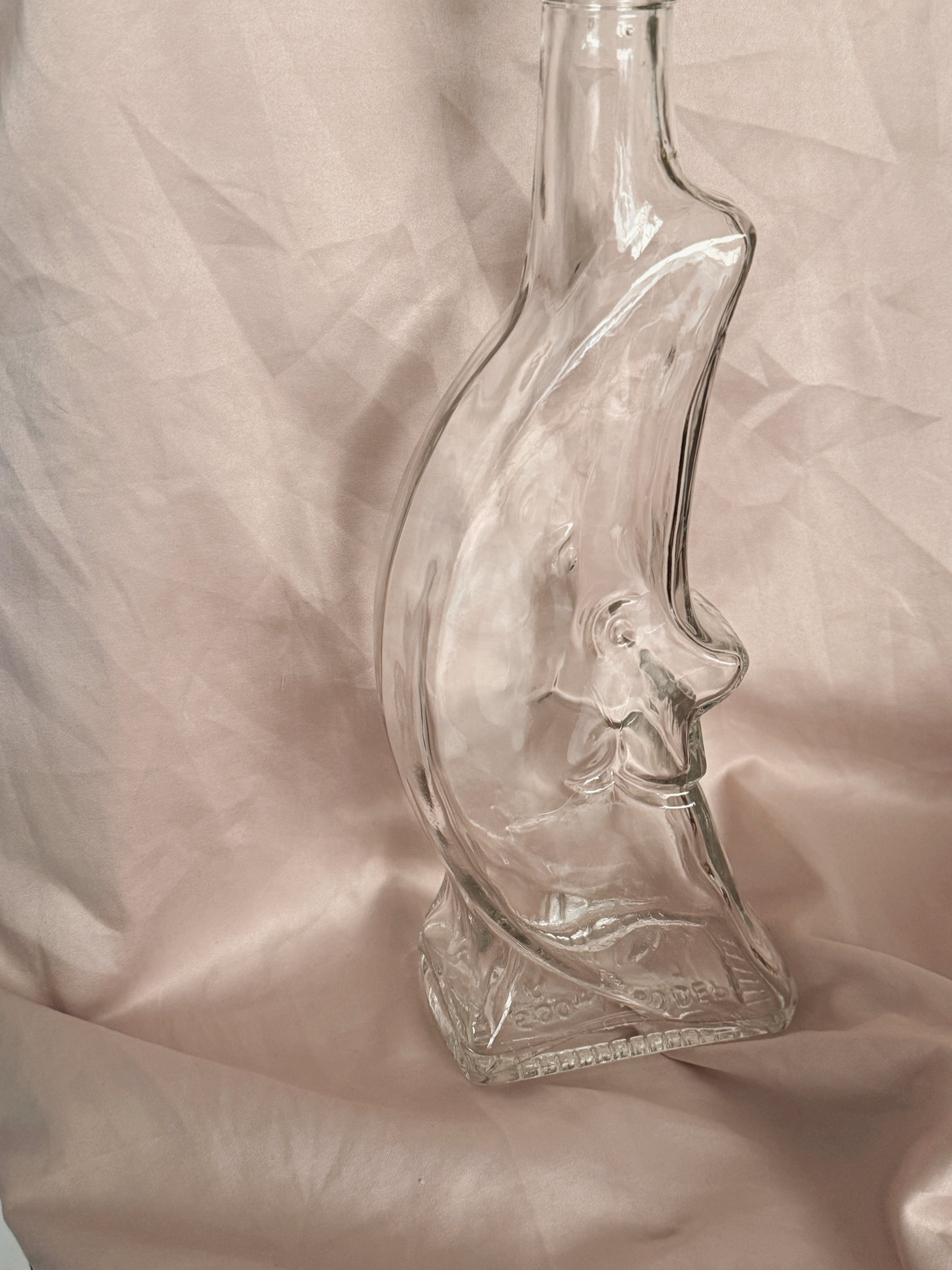 Vintage Crescent Moon Face Bottle (UK ONLY)