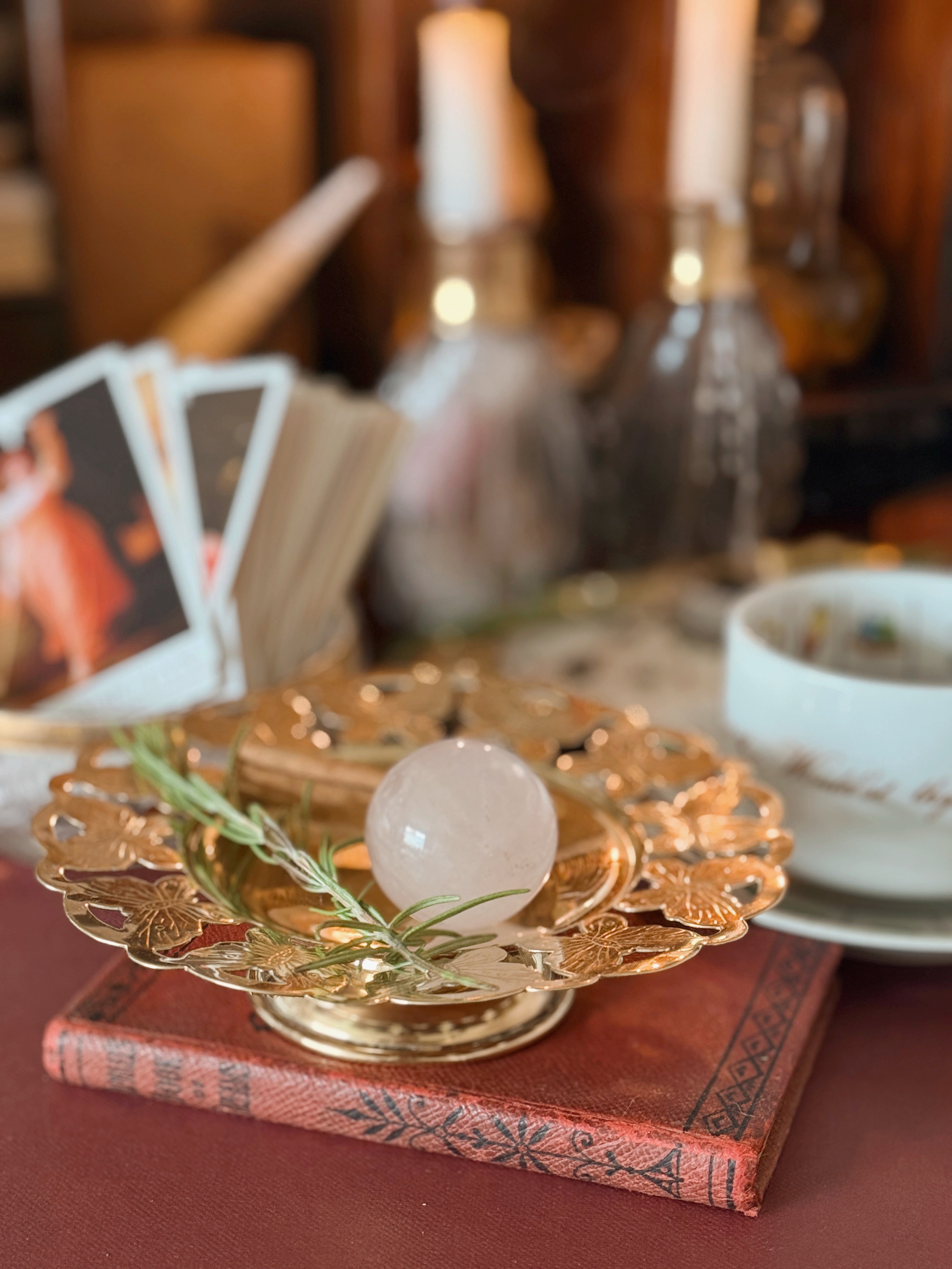 Vintage Brass Butterfly Trinket Dish