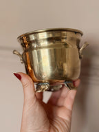 Vintage Brass Cauldron