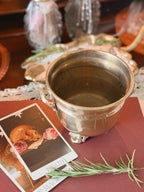 Vintage Brass Cauldron