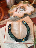 Vintage Painted Iron Horseshoe