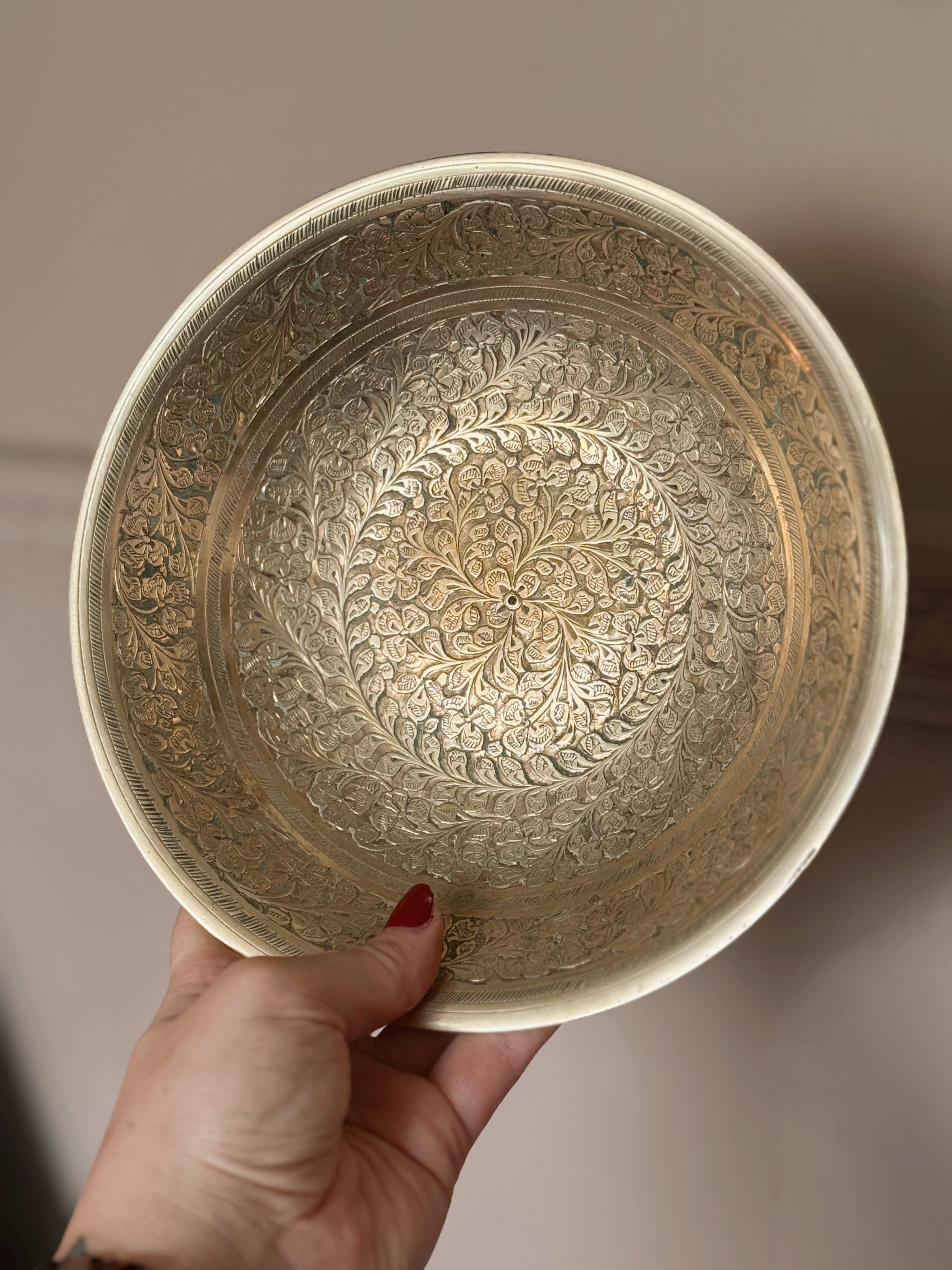 Vintage Brass Bowl