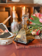 Vintage Smoked Glass Decanter