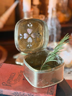 Vintage Brass Trinket Box