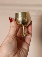 Vintage Brass Mini Goblet