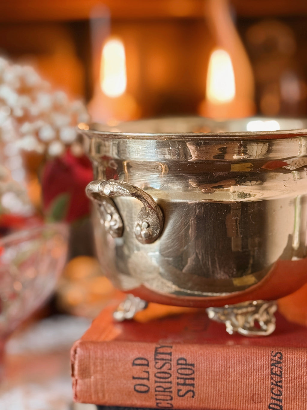 Vintage Small Brass Cauldron