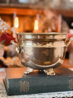 Vintage Brass Medium Cauldron