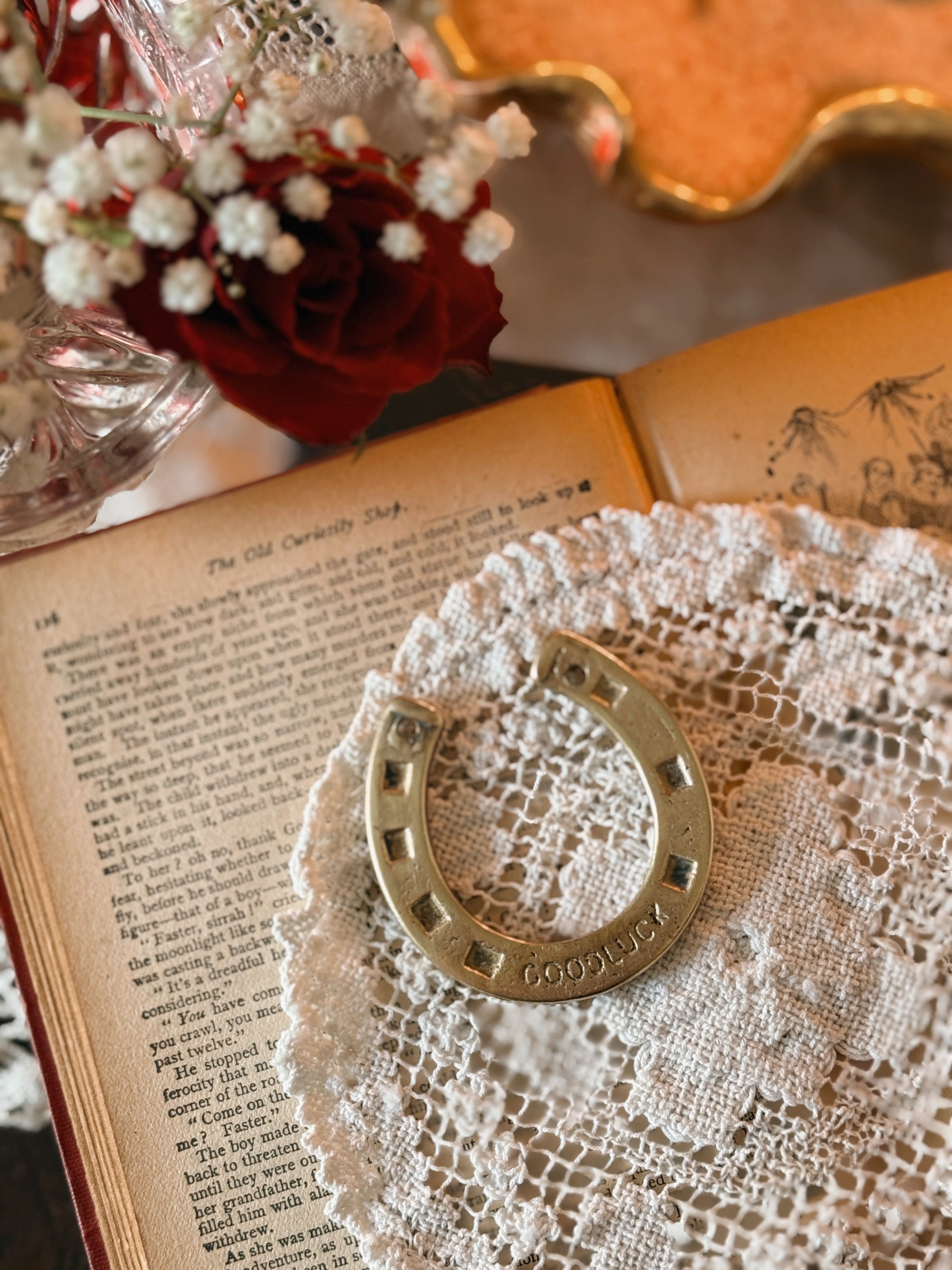 Vintage Brass Mini Horseshoe