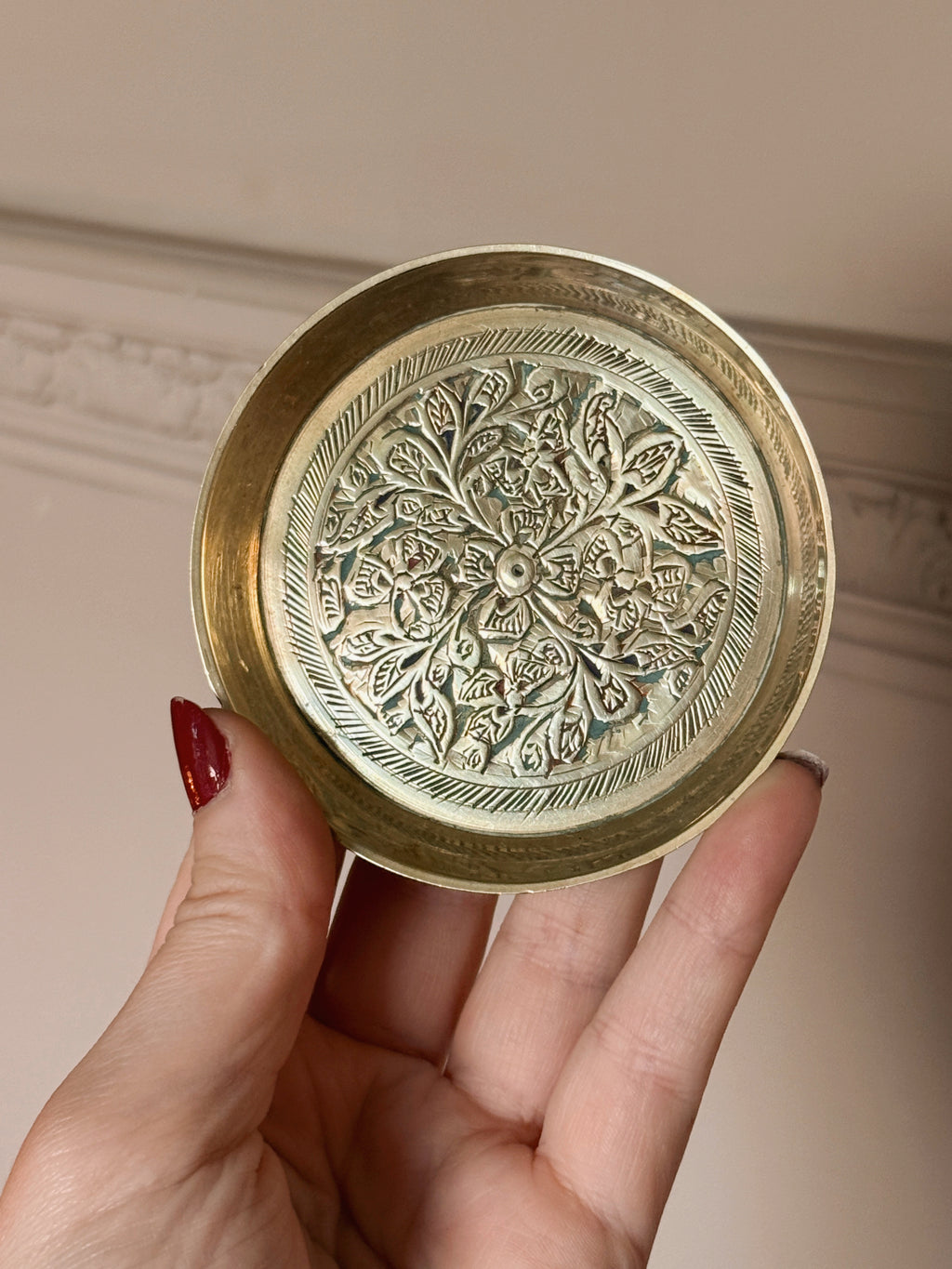 Vintage Brass Trinket Dish