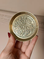 Vintage Brass Trinket Dish