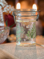 Vintage Glass Herb Jar