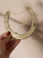 Vintage Large Brass Good Luck Horseshoe
