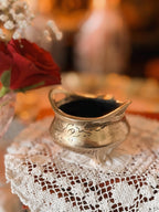 Vintage Mini Brass Cauldron