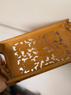 Vintage Carved Oak Tray (UK ONLY)