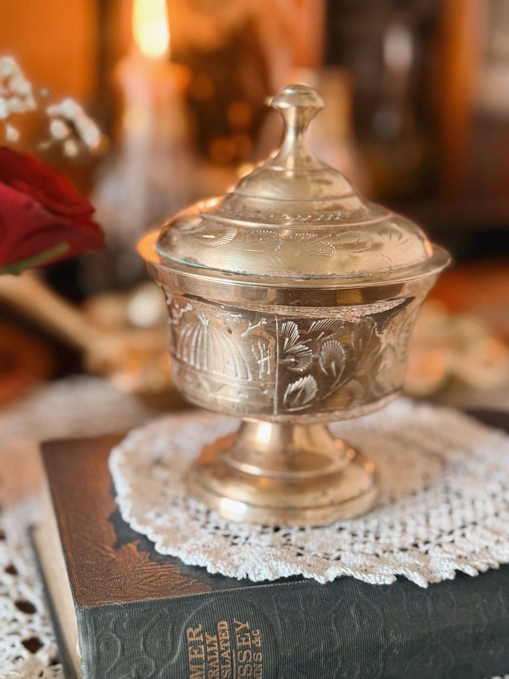Vintage Brass Pot