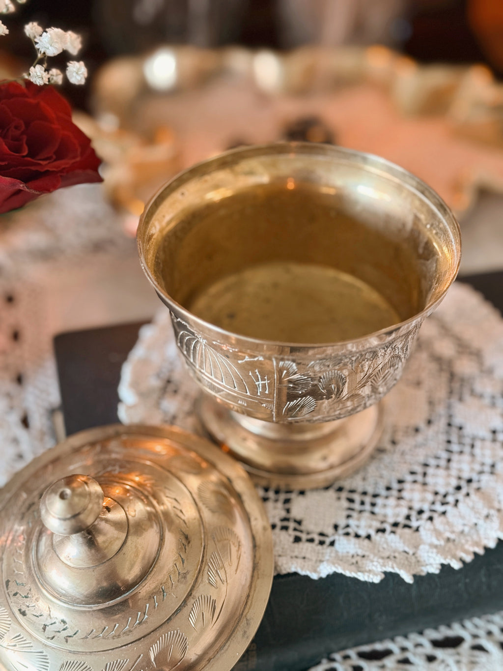 Vintage Brass Pot