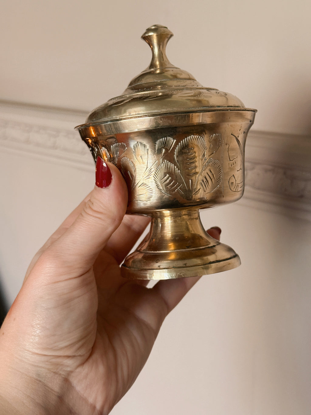 Vintage Brass Pot