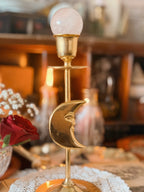 Vintage Moon Candlestick Holder