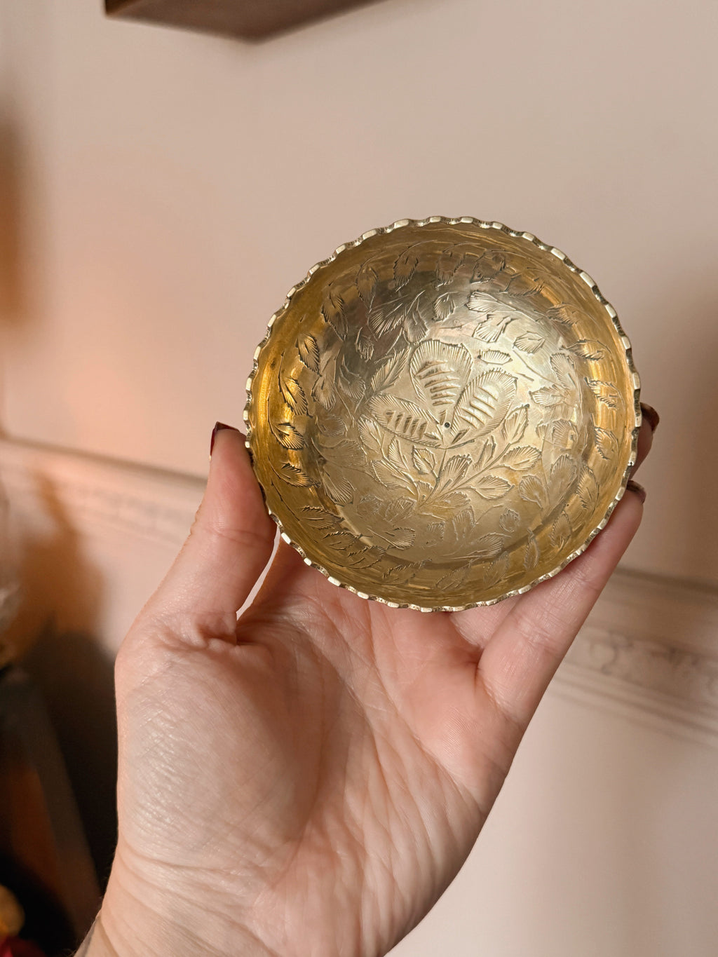 Vintage Brass Trinket Dish