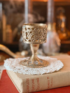 Vintage Brass Chalice Style Candle Holder