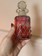 Vintage Perfume Glass Bottle