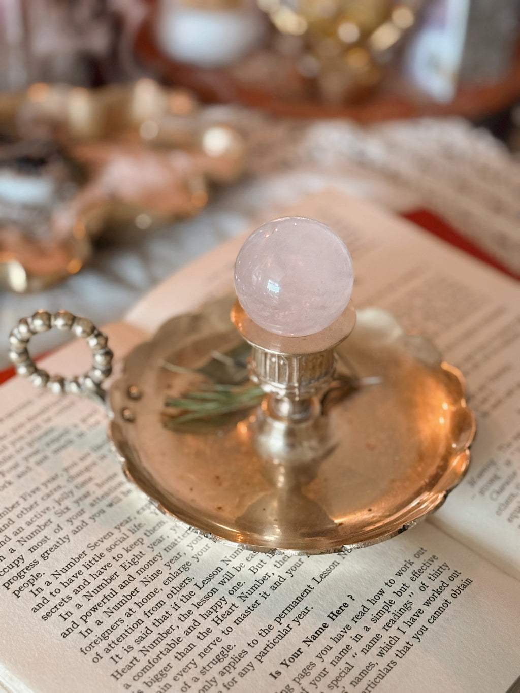 Vintage Brass Candlestick Holder