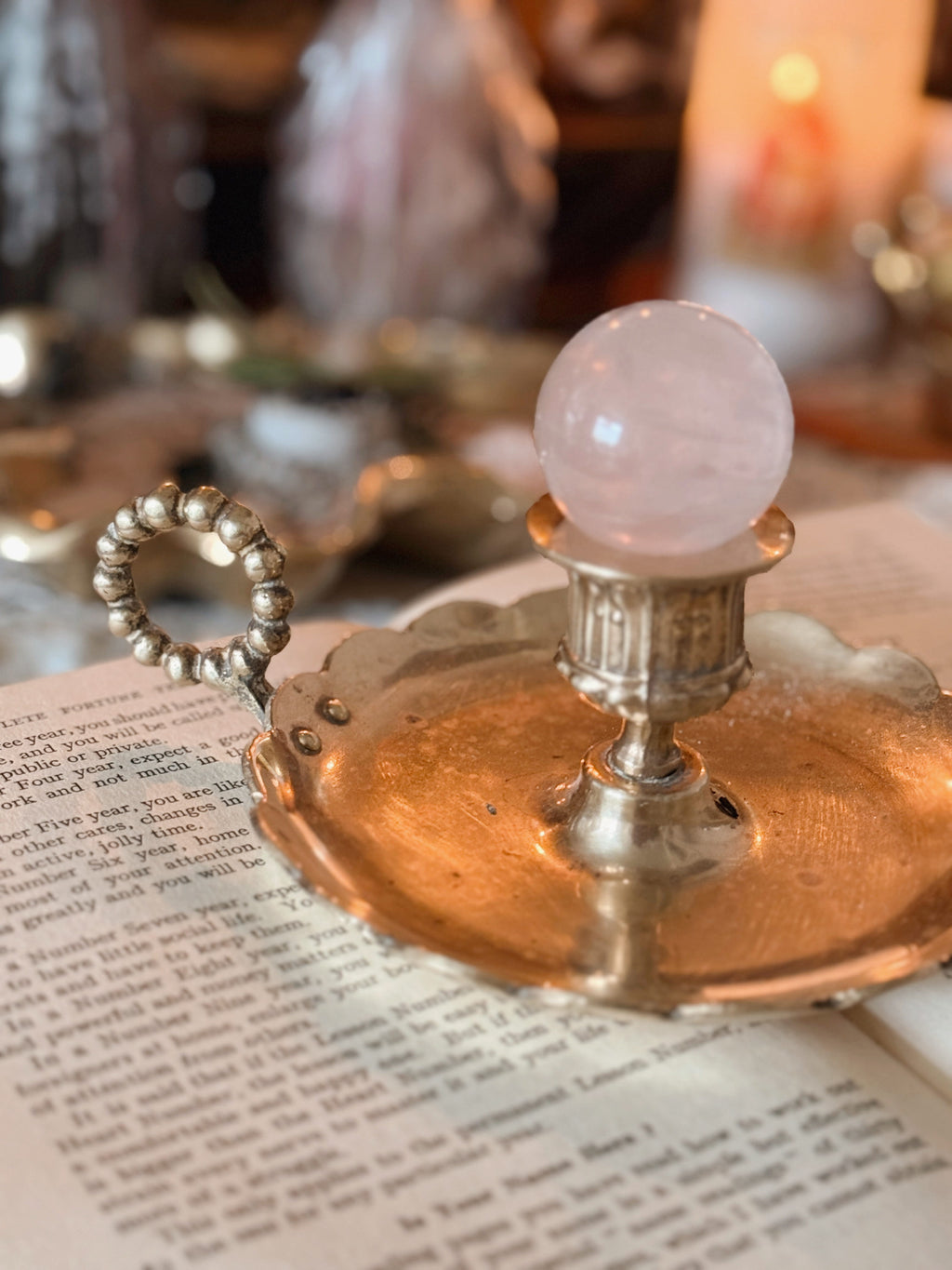Vintage Brass Candlestick Holder